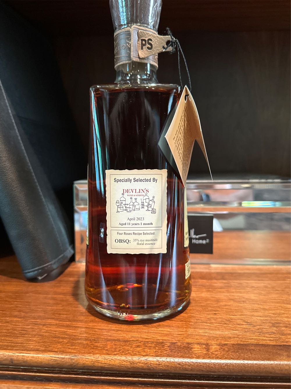 Four Roses SiB BP OBSQ - Four Roses (750 mL) alcohol collectible [Barcode 040063400294] - Main Image 2