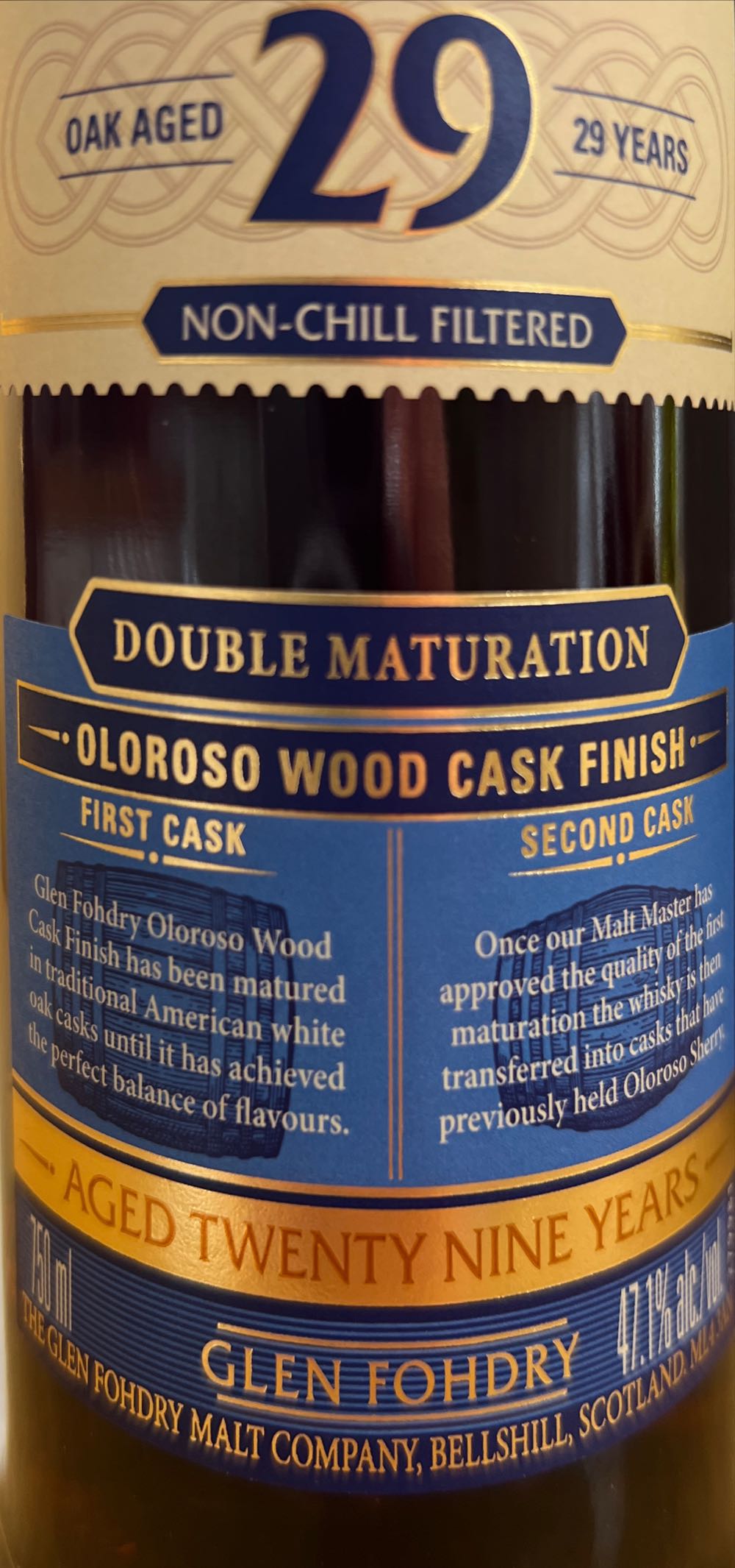 Glen Fohdry Fiodh Seiridh 29 Year  (750 mL) alcohol collectible - Main Image 3