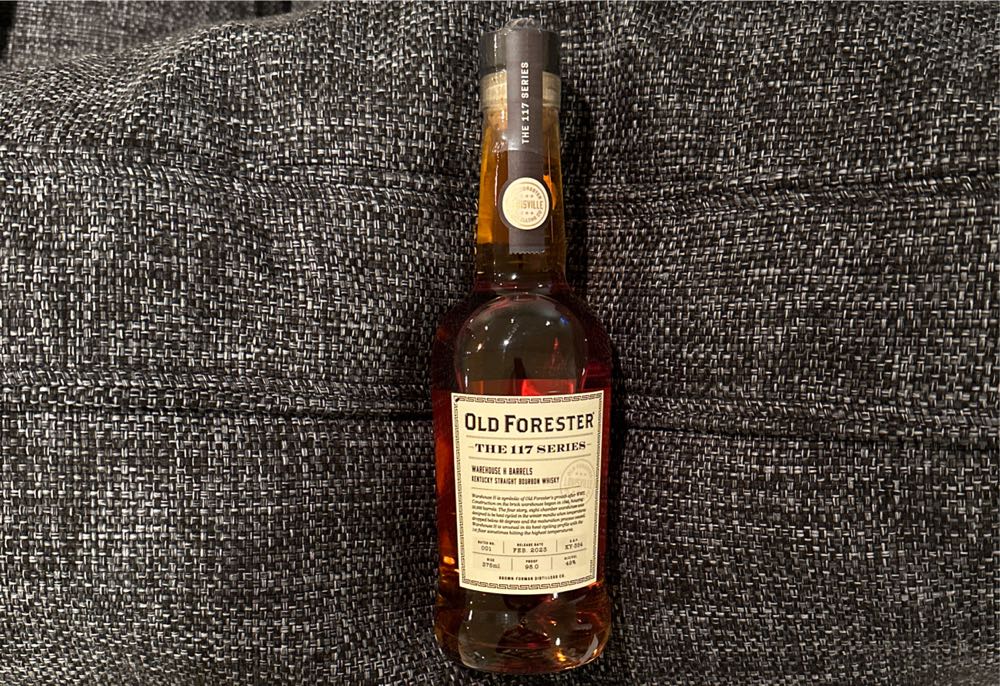 Old Forester 117 Series Warehouse H - Old Foreater Distilling Co   Louisville KY (375 mL) alcohol collectible [Barcode 081128003173] - Main Image 2