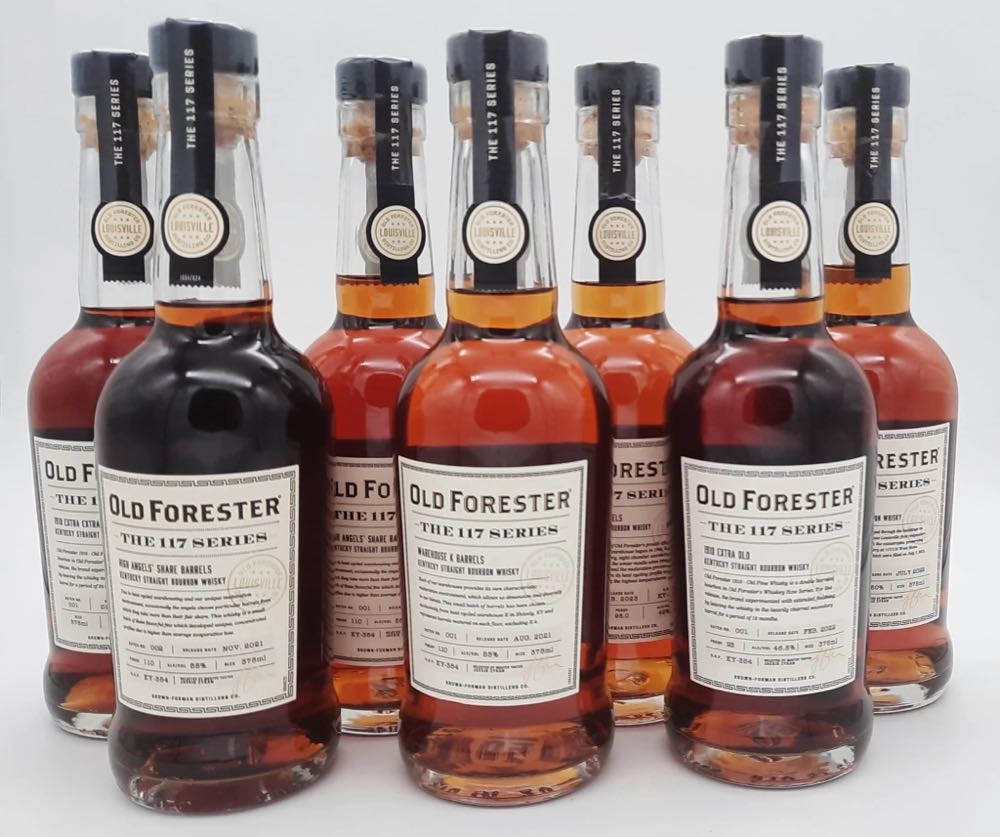 Old Forester 117 Series Warehouse H - Old Foreater Distilling Co   Louisville KY (375 mL) alcohol collectible [Barcode 081128003173] - Main Image 4