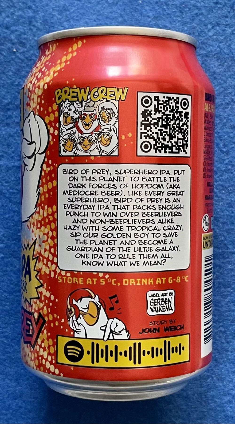 Bird Of Prey - Uiltje Brewing Company (330 mL) alcohol collectible [Barcode 8720618804501] - Main Image 4
