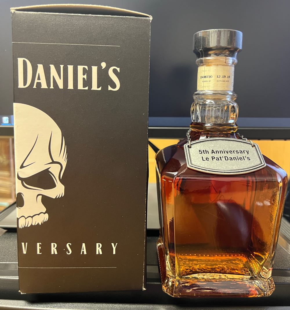 5th Anniversary Le Pat’s Daniel’s - Jack Daniel’s Distillery, Lynchburg, TN (700 mL) alcohol collectible - Main Image 3