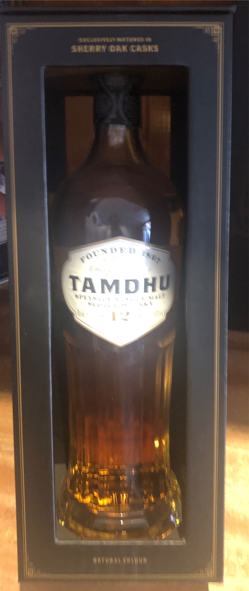 Tamdhu 12 Year Old - Tamdhu Distillery (750 mL) alcohol collectible [Barcode 5010852036688] - Main Image 2