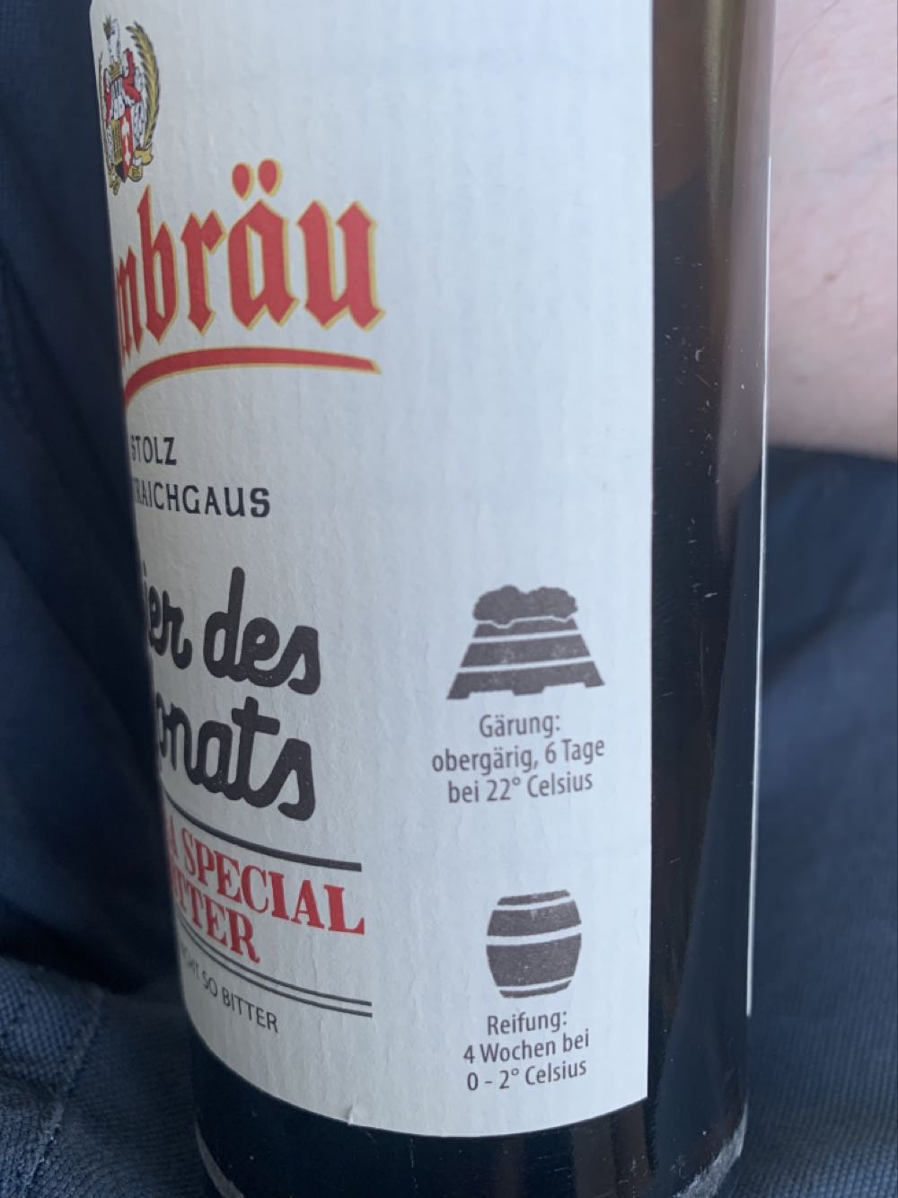 Extra Special Bitter - Bier des Monats - Palmbräu Eppingen GmbH & Co. KG alcohol collectible [Barcode 4100390000010] - Main Image 4