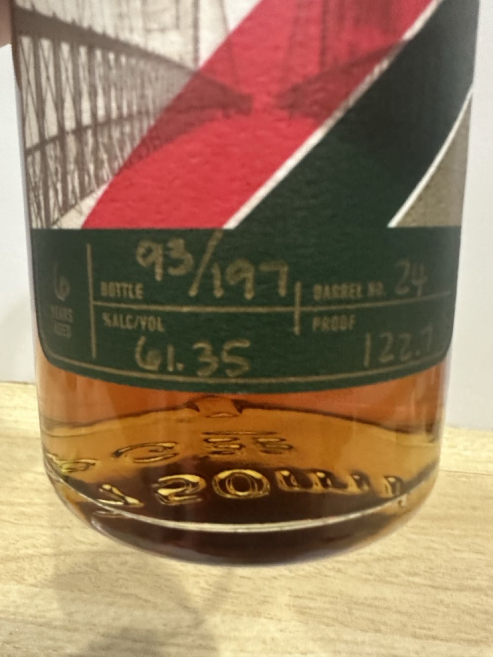 O.k.i. Straight Rye  Single Barrel Liquor Barn - O.K.I. Bourbon (750 mL) alcohol collectible [Barcode 685757530248] - Main Image 3