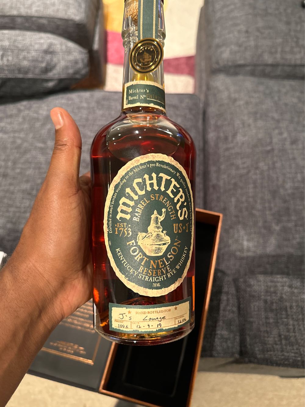 Smoke Wagon Rye Whiskey Private Barrel 6 Year