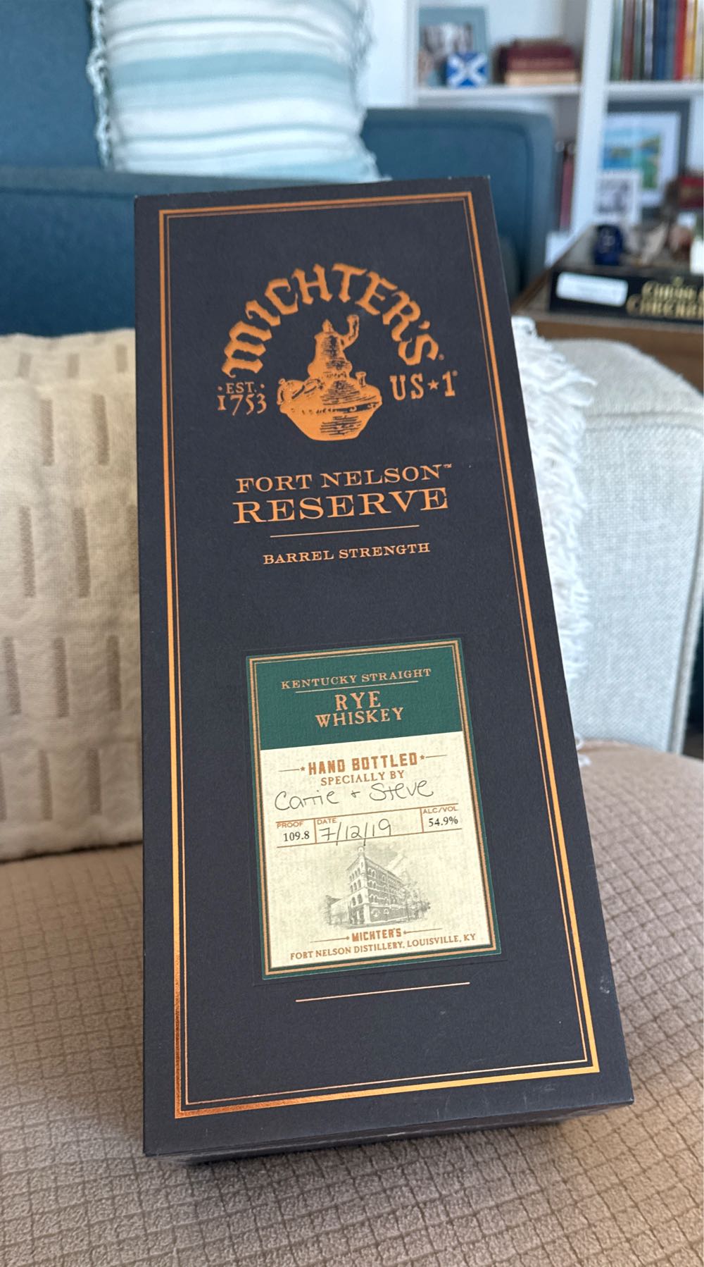 Michter’s Fort Nelson Reserve ❤️❤️❤️ - Michter’s (750 mL) alcohol collectible [Barcode 039383011365] - Main Image 2