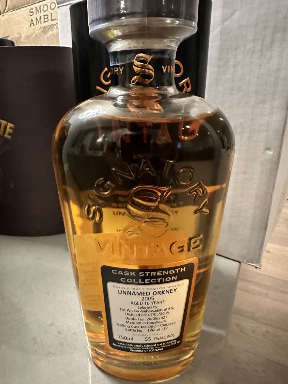 Signatory Vintage Unamed Orkney 2005  alcohol collectible - Main Image 4