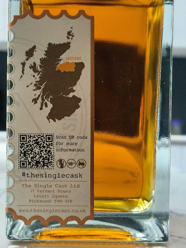 Allt A Bhaine 21 Single Cask - Speyside (700 mL) alcohol collectible - Main Image 3