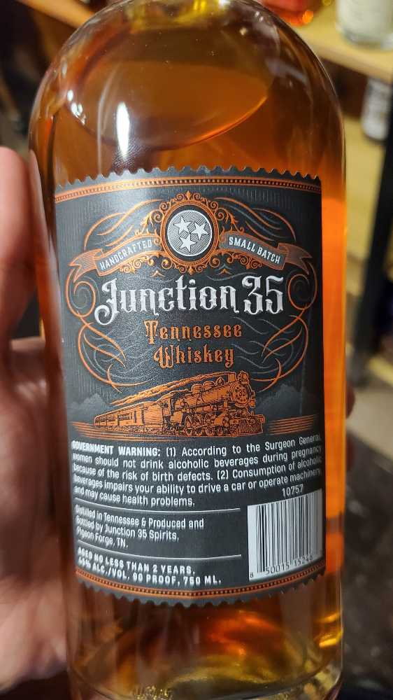 Junction 35 Tennessee Whiskey - Junction 35 Spirits (750 mL) alcohol collectible - Main Image 2