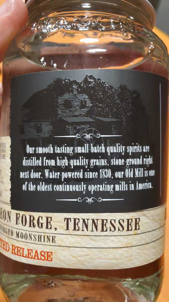 Old Forge Moonshine Backwoods Cut - Old Forge Distillery (750 mL) alcohol collectible - Main Image 3