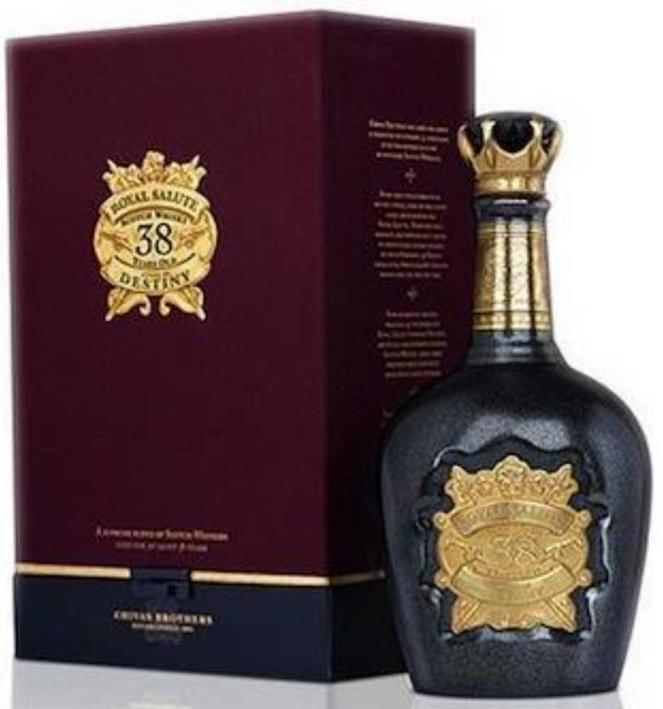 Chivas Regal Royal Salute - 38 Year Old (Stone of Destiny) - Chivas Regal (750 mL) alcohol collectible [Barcode 080432105498] - Main Image 3