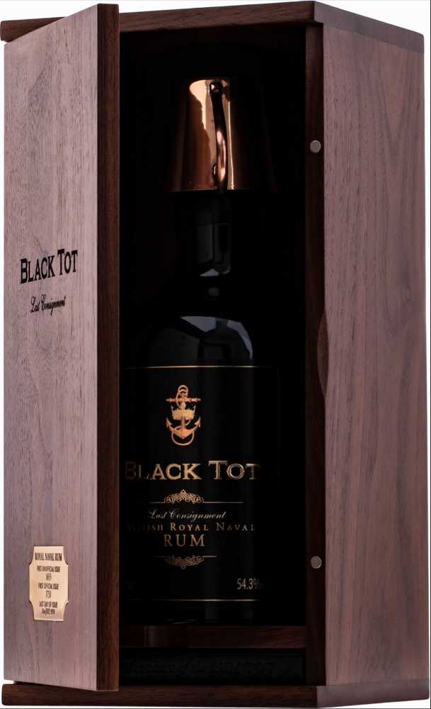Black Tot Rum: Last Consignment British Royal Navy 40 Year Old - closed distilleries (750 mL) alcohol collectible [Barcode 5060188980056] - Main Image 2