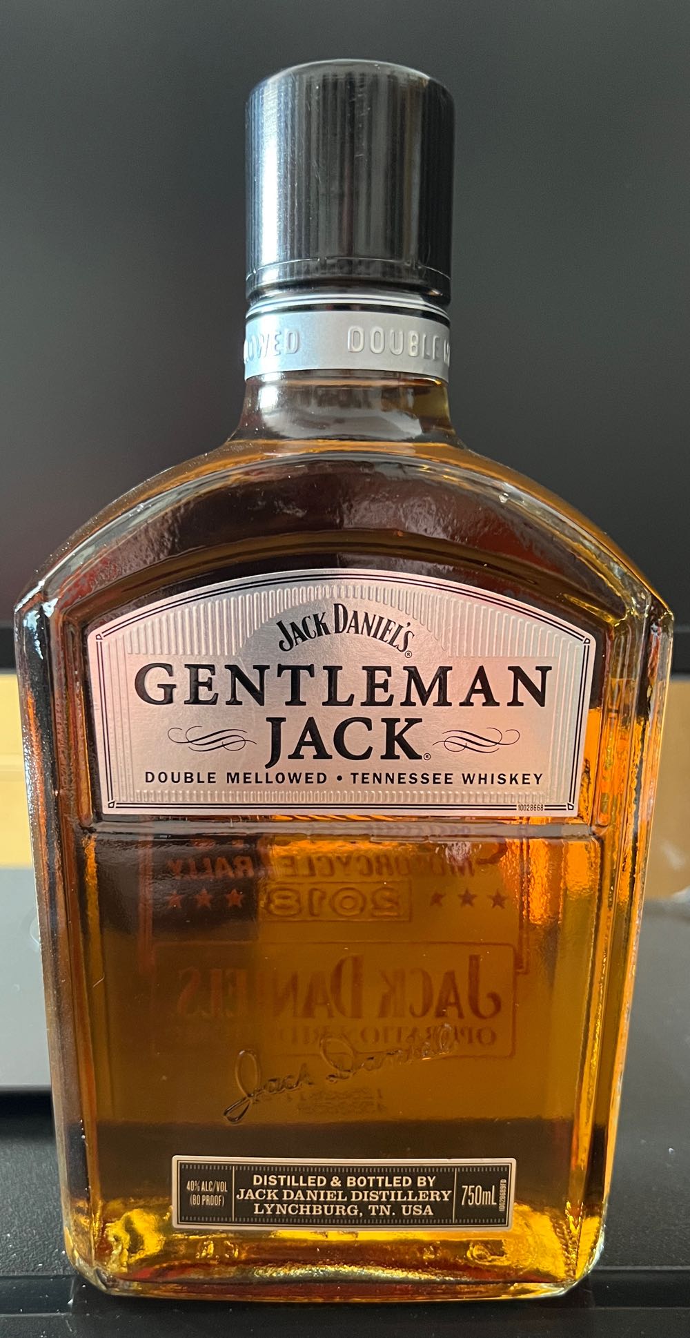 GJ Sturgis Moto Ralley 2018 Empty Numbers 78st Annual - Jack Daniel’s Distillery, Lynchburg, TN (750 mL) alcohol collectible - Main Image 2