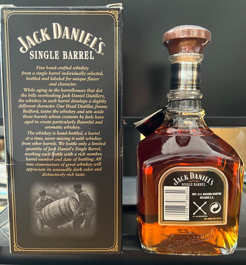 Single Barrel With box 2008 Belgium - Jack Daniel’s Distillery, Lynchburg, TN (700 mL) alcohol collectible - Main Image 3