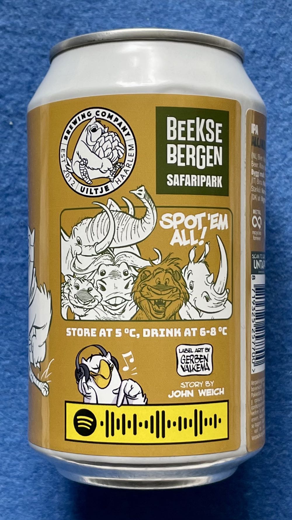 Lion Brew - Uiltje Brewing Company (330 mL) alcohol collectible [Barcode 8719325257700] - Main Image 4
