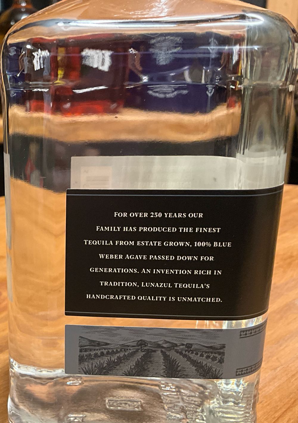 Lunazul Blanco Tequila - Lunazul (750 mL) alcohol collectible [Barcode 096749908035] - Main Image 2