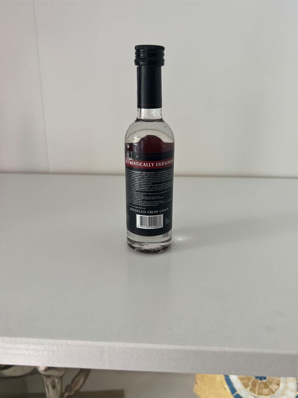 Водка Staritsky & Levitsky 0.05 л Reserve Staritsky&levitsky 0.05л 40% Горілка - Staritsky & Levitsky (50 mL) alcohol collectible [Barcode 4820139240087] - Main Image 2
