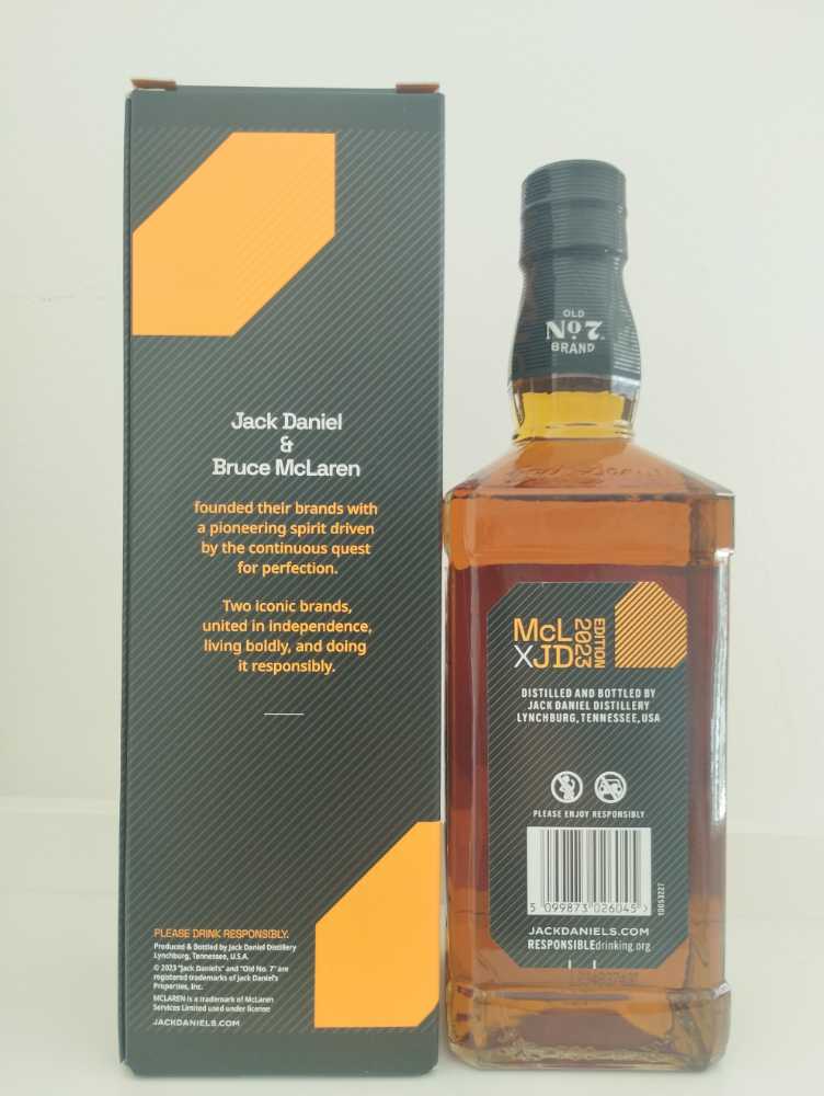 Jack Daniels Mc Laren  (700 mL) alcohol collectible - Main Image 2