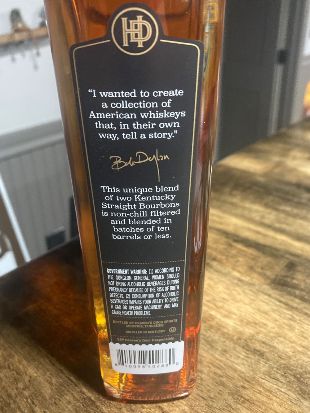 Heaven’s Door Ascension Bourbon - Heaven Door Spirits (750 mL) alcohol collectible [Barcode 810098402880] - Main Image 2