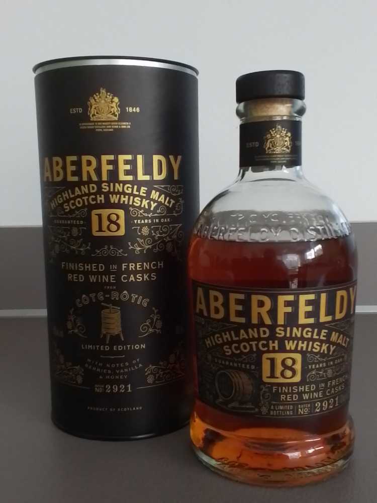 Aberfeldy 18 2021 Côte Rôtie - The Aberfeldy Distillery (0.7 L) alcohol collectible - Main Image 2