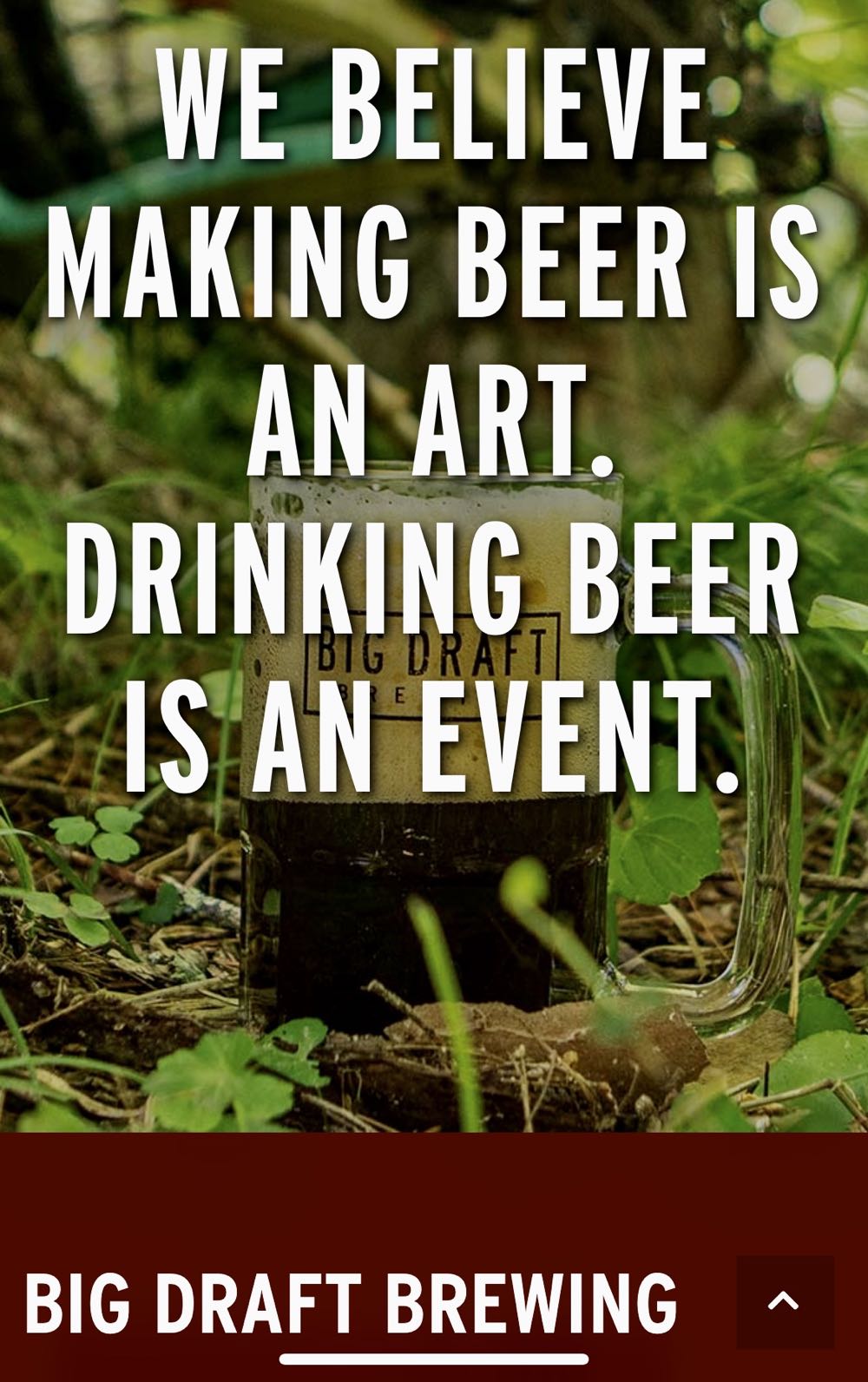 Big Draft Huntin’ Camp Kolsch - Big Draft Brewing, White Sulphur Springs alcohol collectible - Main Image 2