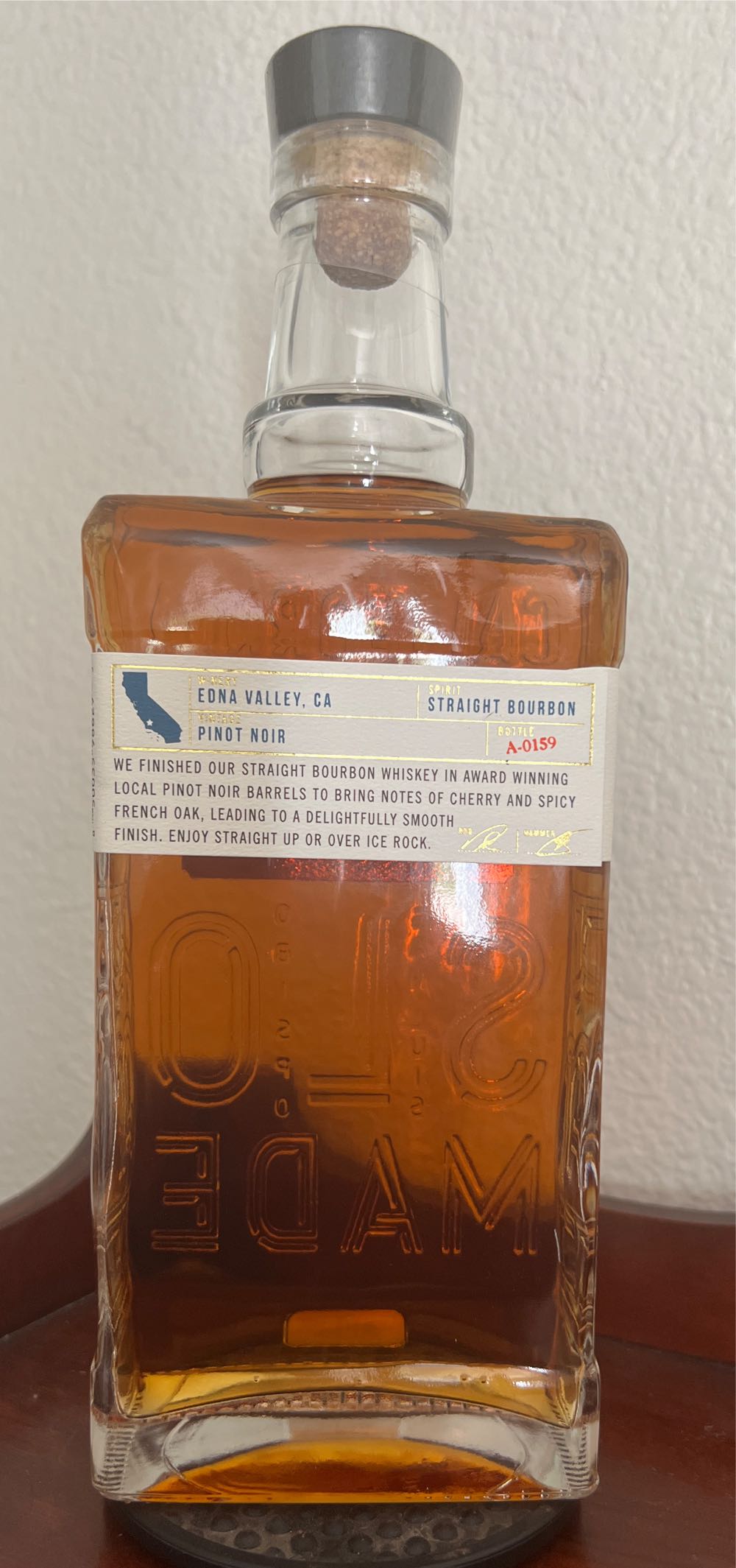 Rod & Hammer”s Cask Reserve 3 (Chardonnay) Bourbon Finished In Talley Vineyards Chardonnay Barrel - Rod & Hammer”s (750 mL) alcohol collectible [Barcode 850035986295] - Main Image 3