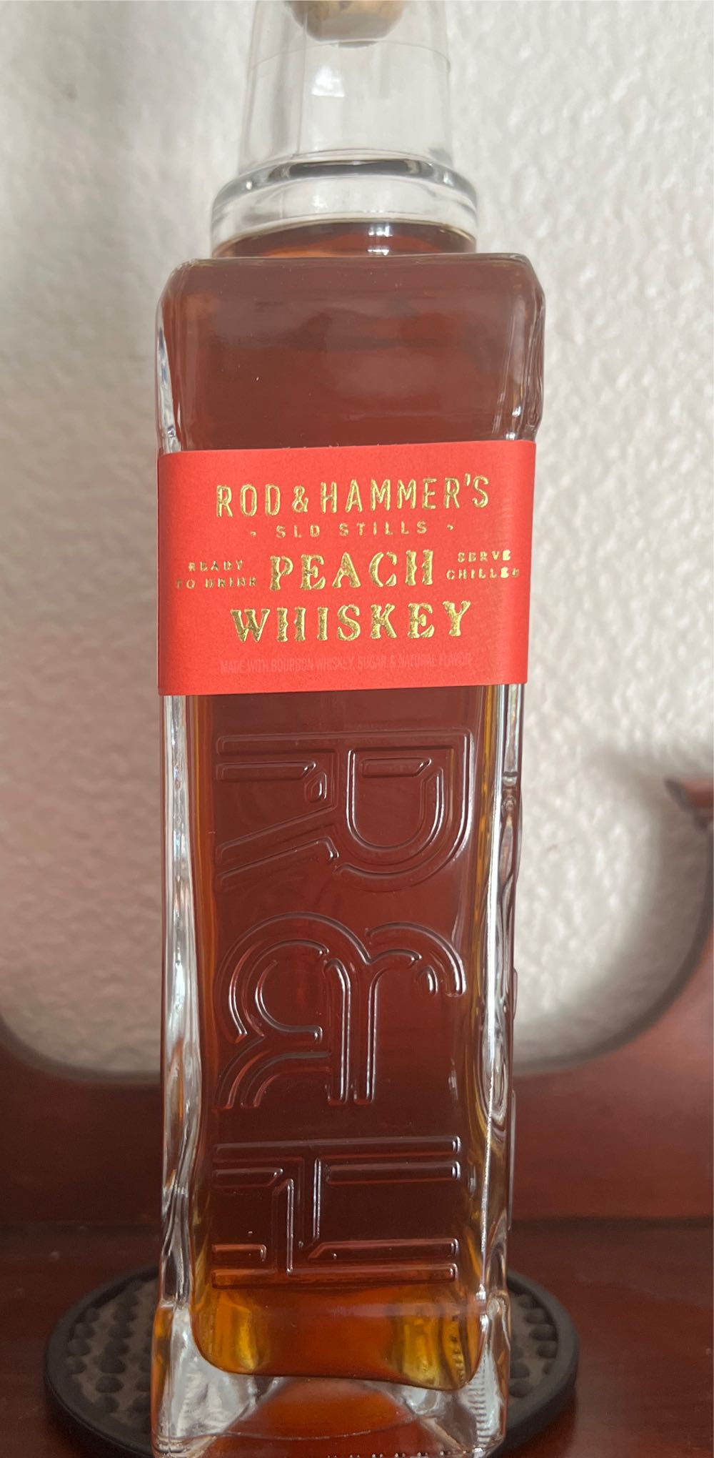 Rod & Hammer”s Peach Whiskey - Rod & Hammer”s (750 mL) alcohol collectible [Barcode 850035986172] - Main Image 2