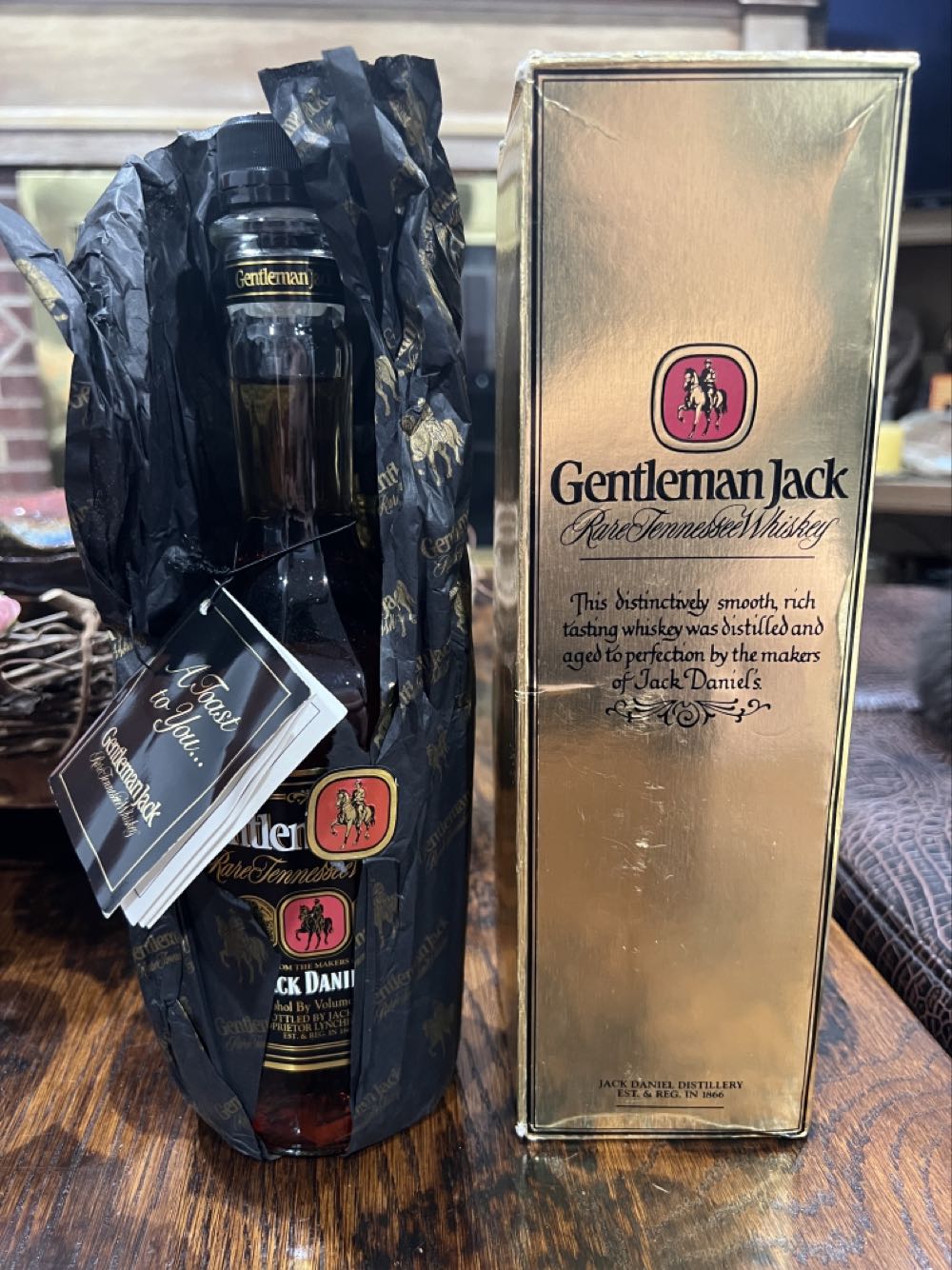 GJ Gen 1-2 Hibrid With Box, Paper And Tag - Jack Daniel’s Distillery, Lynchburg, TN (750 mL) alcohol collectible - Main Image 2