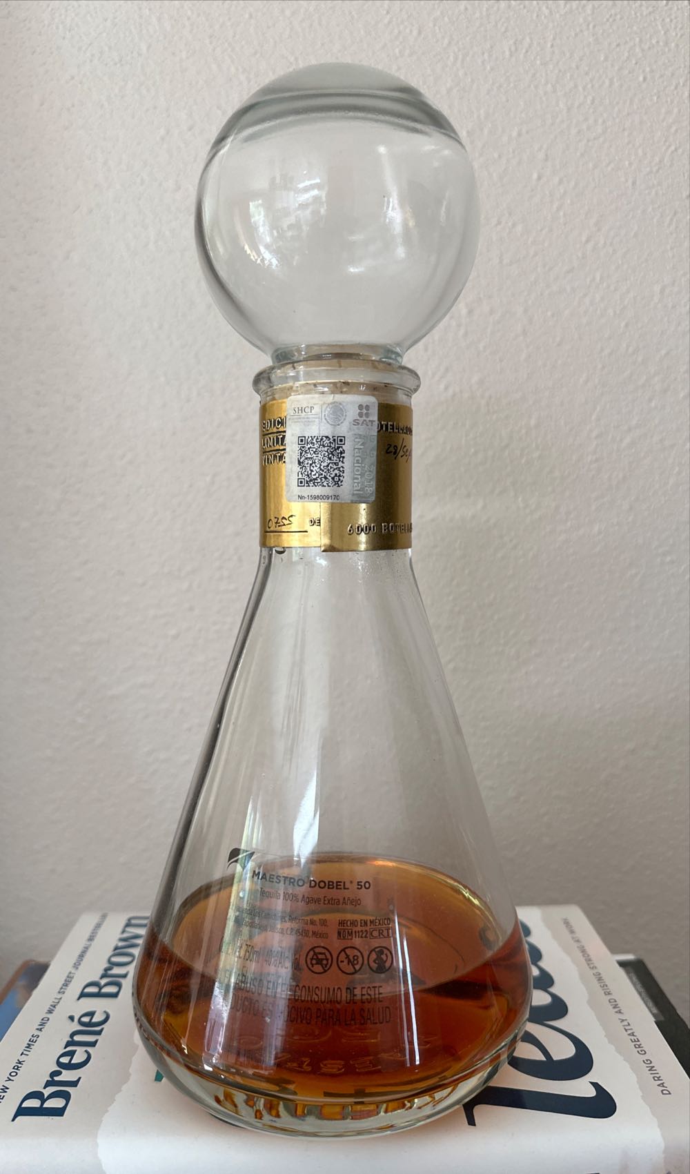 Maestro Dobel 50 1971 Tequila Extra Anejo  (750 mL) alcohol collectible - Main Image 2