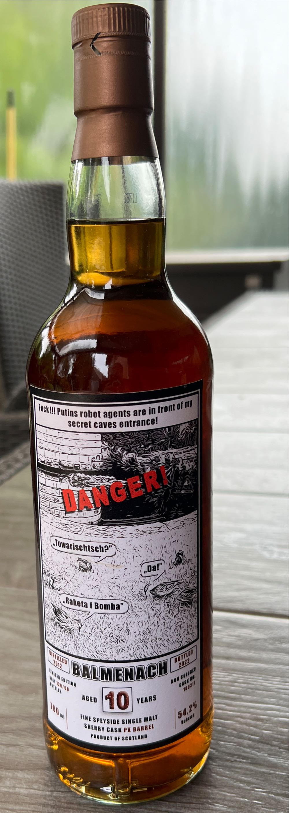 Casks Dangerous Time - Jack Wiebers (700 mL) alcohol collectible - Main Image 2