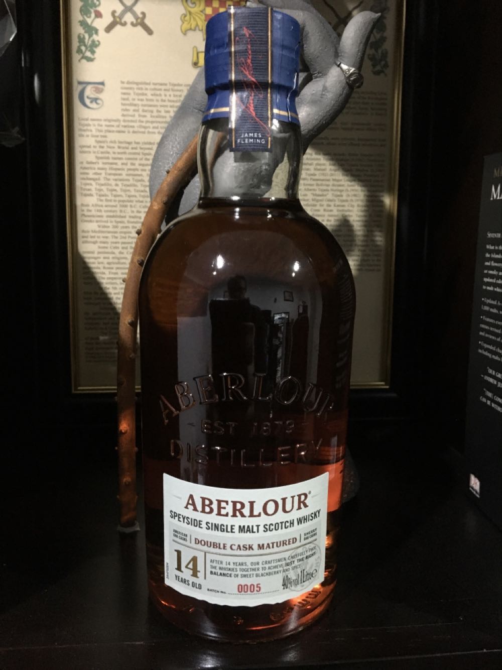 ABERLOUR 14y Speyside Single Malt Scotch Whisky - The Aberlour Distillery (1000 mL) alcohol collectible [Barcode 5000299632192] - Main Image 2