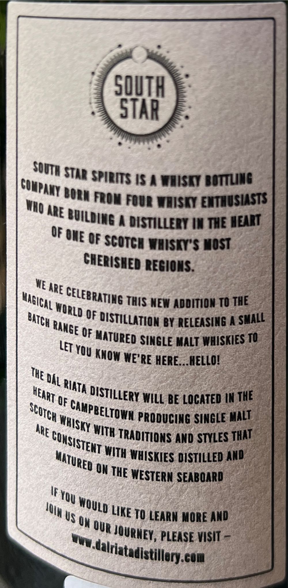 Islay 8 Years - South Star Spirits (700 mL) alcohol collectible - Main Image 4