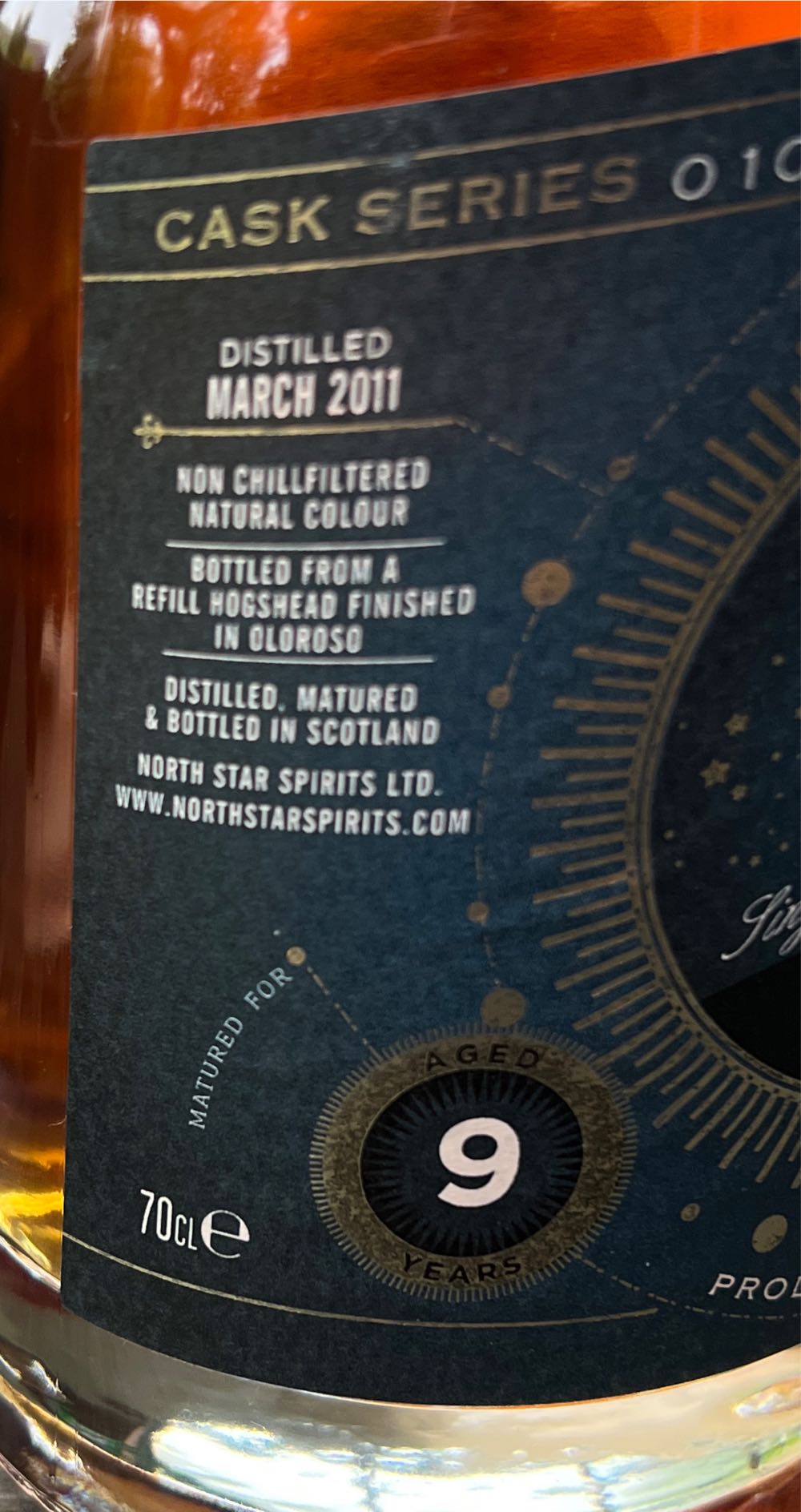 Blair Athol 9 Years - North Star Spirits (700 mL) alcohol collectible - Main Image 2