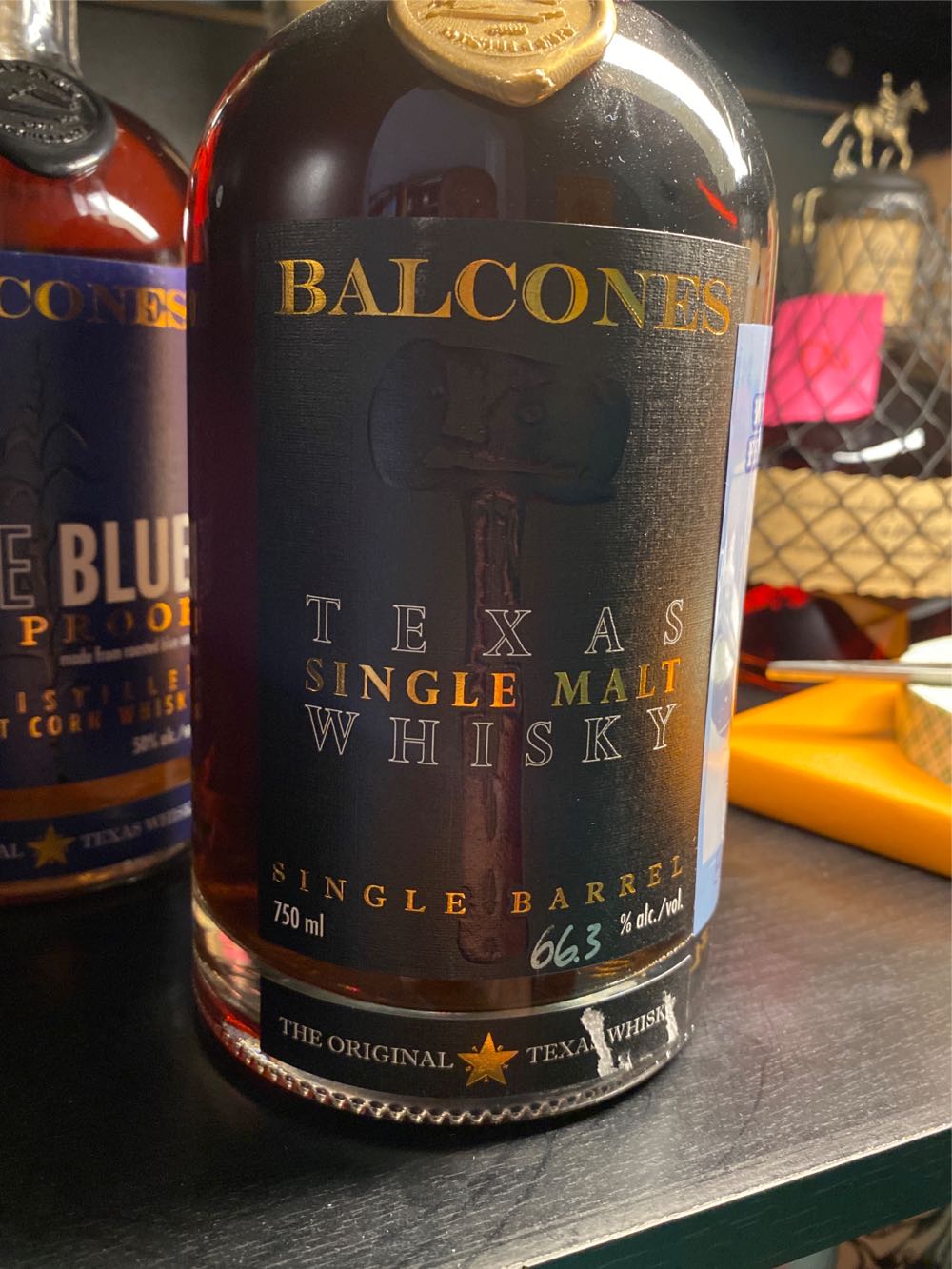 Balcones Texas Single Barrel - Balcones Distilling (750 mL) alcohol collectible [Barcode 852757002260] - Main Image 2