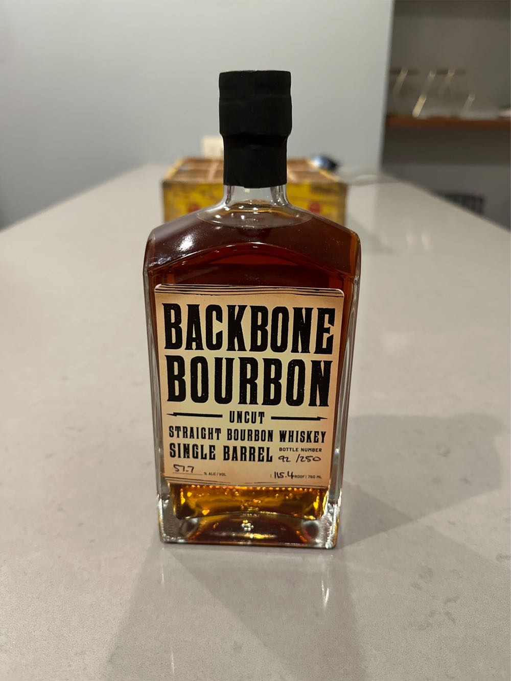 Backbone Bourbon And Uncut 5 Year Old  alcohol collectible [Barcode 040232624391] - Main Image 2