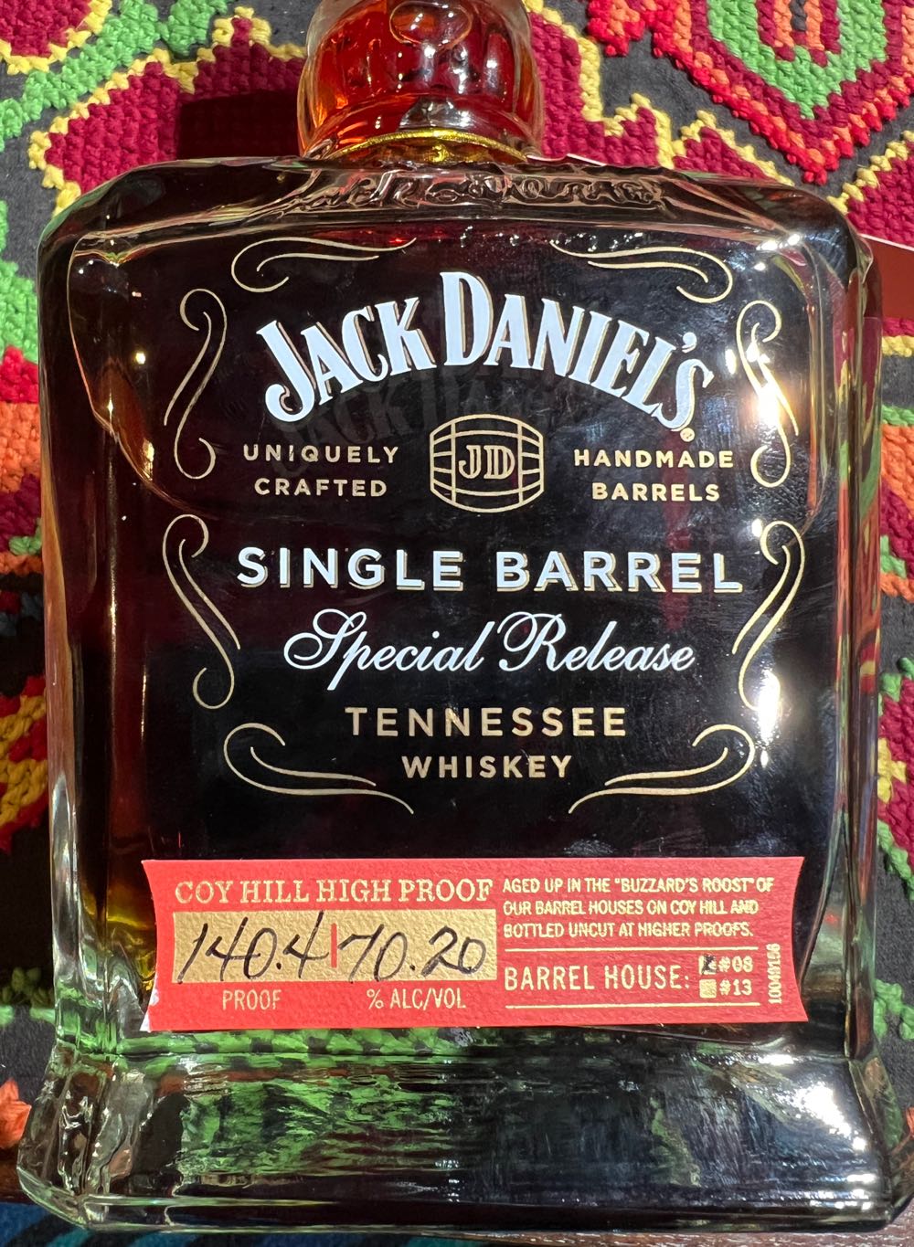 Special Release Coy Hill Single Barrel 2021 - Jack Daniel’s Distillery, Lynchburg, TN (750 mL) alcohol collectible - Main Image 4