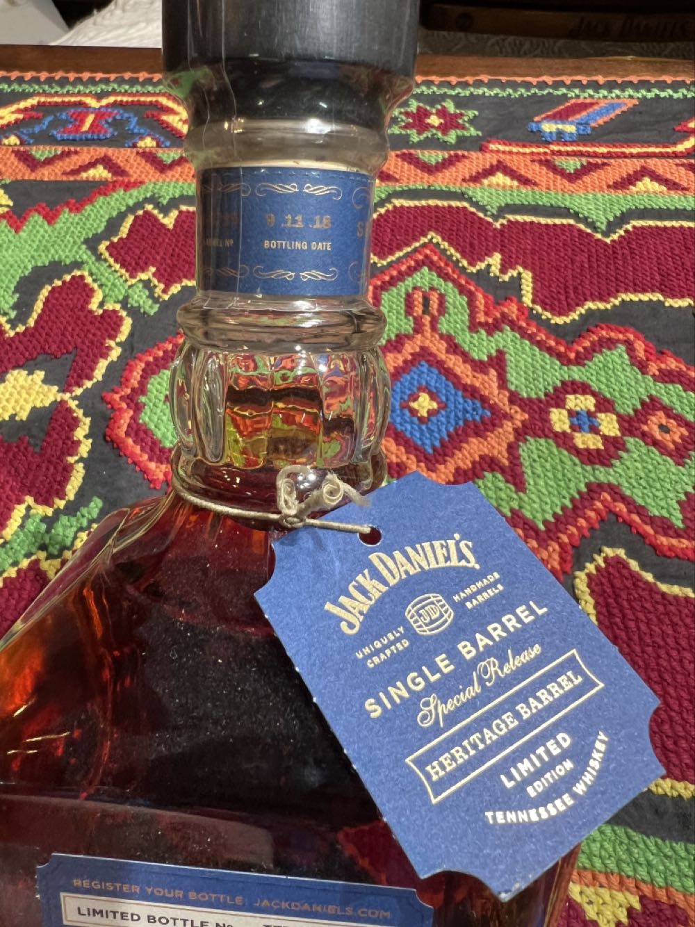 Special Release Heritage Barrel 2018 - Jack Daniel’s Distillery, Lynchburg, TN (750 mL) alcohol collectible - Main Image 3