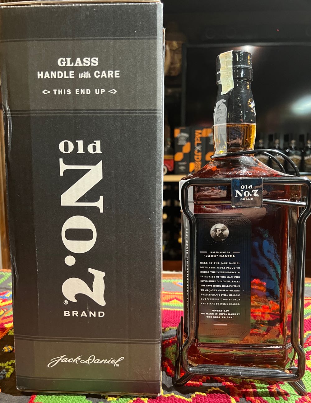 Black Label 2018 With Caddy 3 Liter Bulgaria - Jack Daniel’s Distillery, Lynchburg, TN (3 L) alcohol collectible - Main Image 2