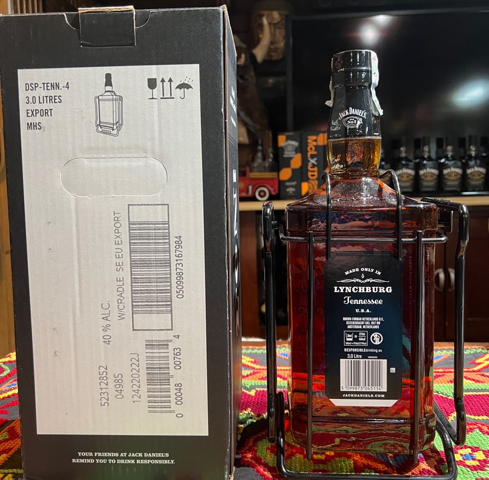Black Label 2018 With Caddy 3 Liter Bulgaria - Jack Daniel’s Distillery, Lynchburg, TN (3 L) alcohol collectible - Main Image 4