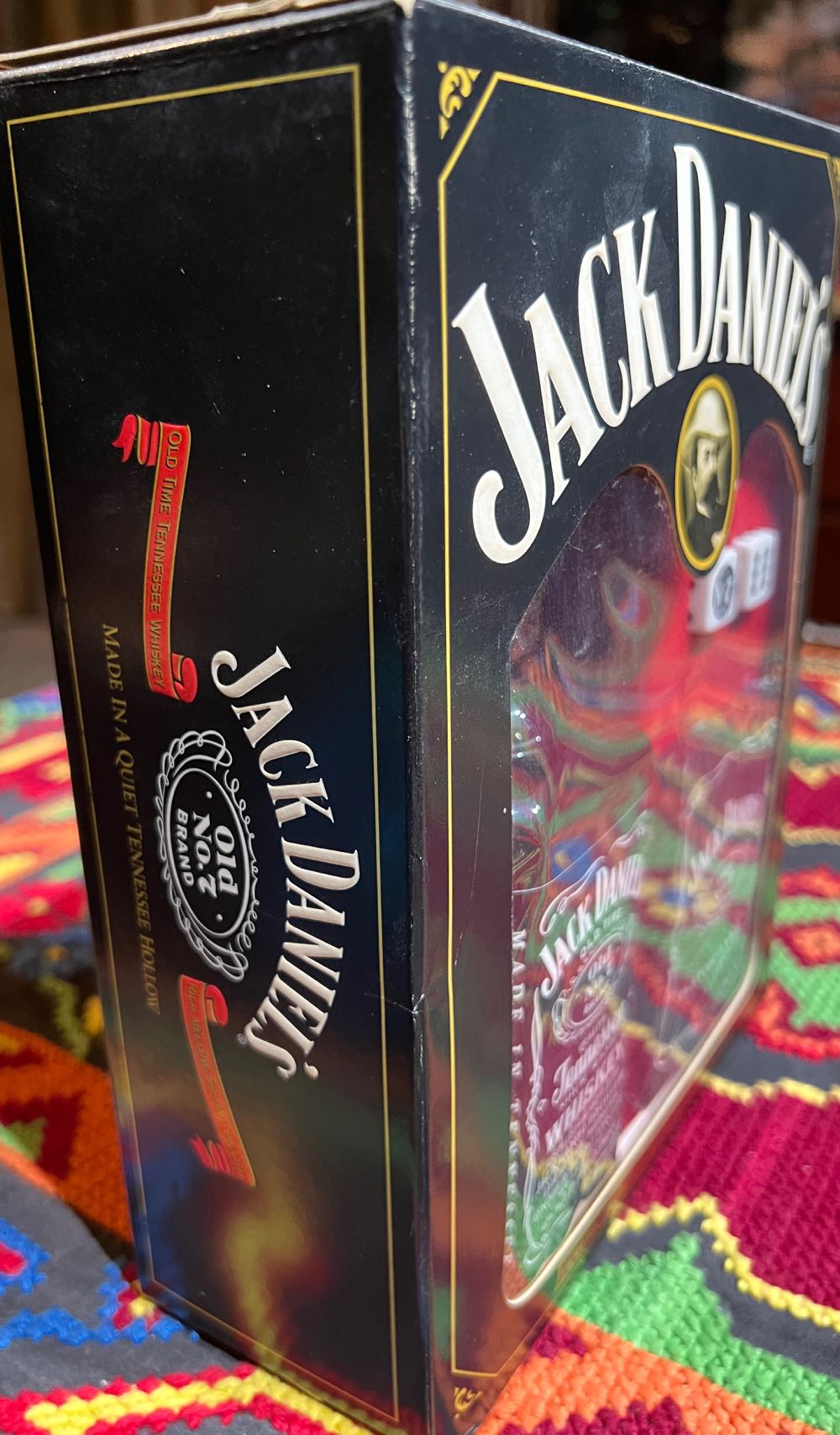 Set Black Label With Dice And Cards - Jack Daniel’s Distillery, Lynchburg, TN (375 mL) alcohol collectible - Main Image 4