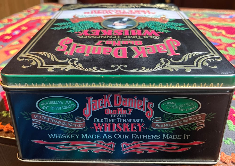 Tin Double Black Label With Termometor - Jack Daniel’s Distillery, Lynchburg, TN (750 mL) alcohol collectible - Main Image 4