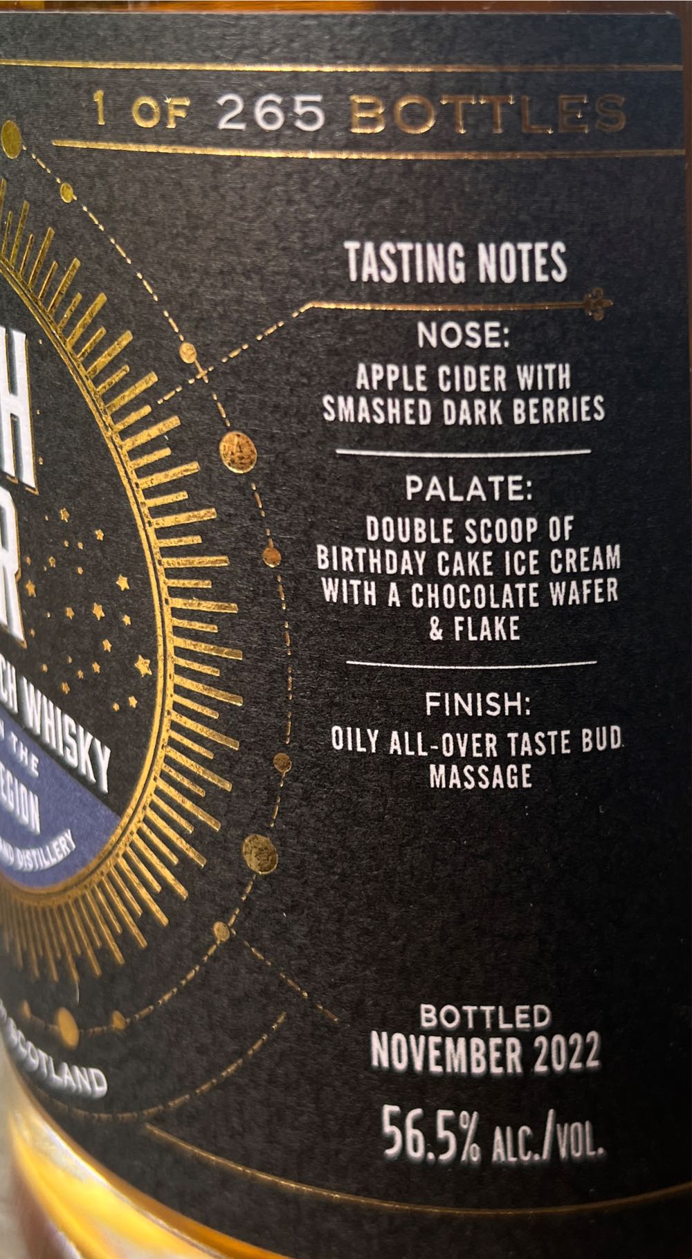 Highland Region 11 Years - North Star Spirits (700 mL) alcohol collectible - Main Image 3