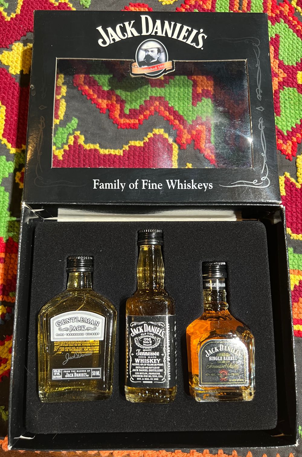 Set Family Of Fine Whiskeys 4 - Jack Daniel’s Distillery, Lynchburg, TN (50 mL) alcohol collectible - Main Image 3
