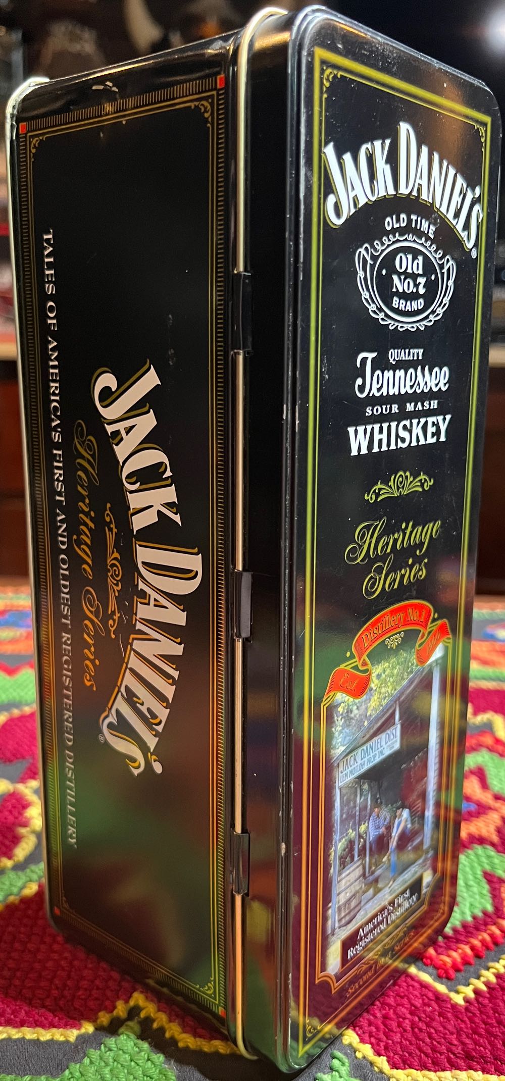 Tin Single Black Label -2 - Jack Daniel’s Distillery, Lynchburg, TN (750 mL) alcohol collectible - Main Image 2