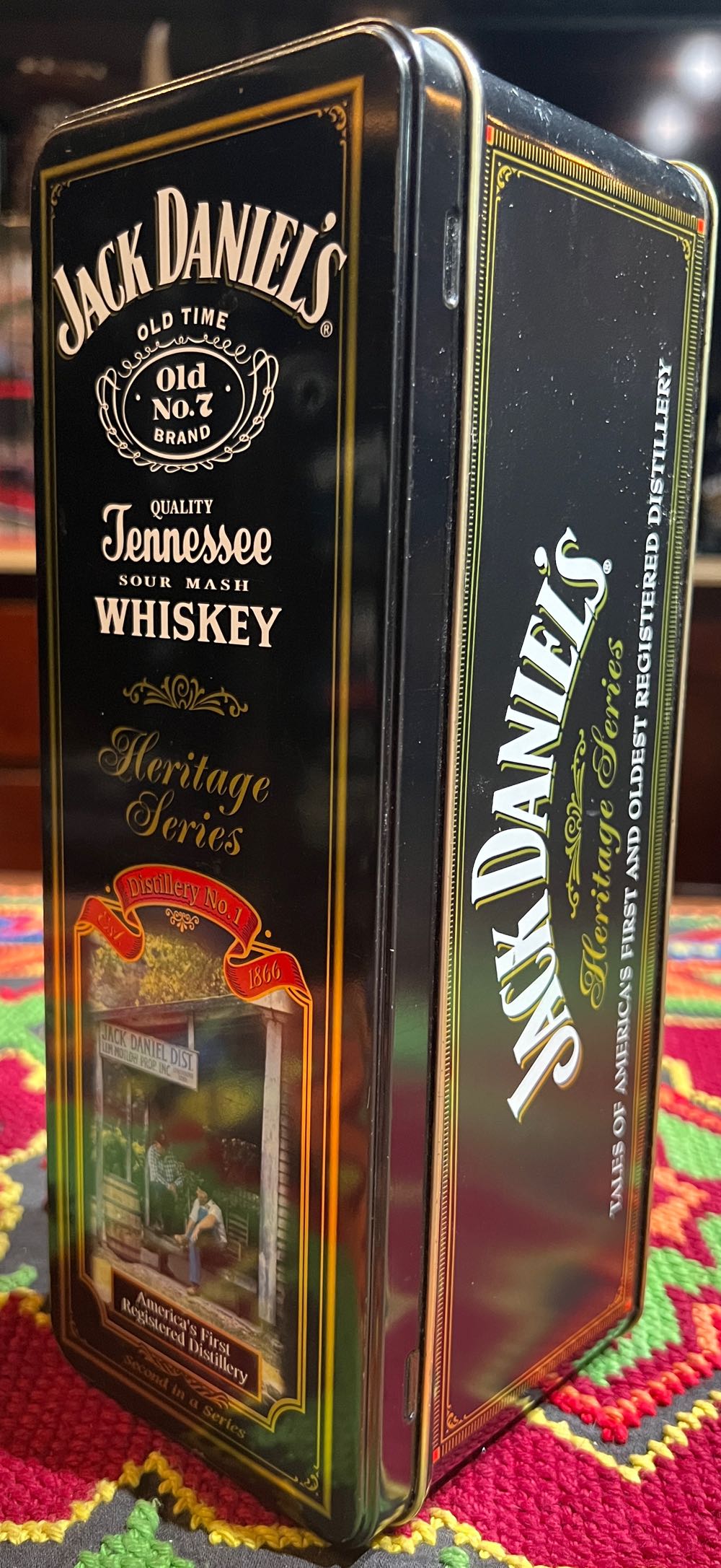 Tin Single Black Label -2 - Jack Daniel’s Distillery, Lynchburg, TN (750 mL) alcohol collectible - Main Image 3