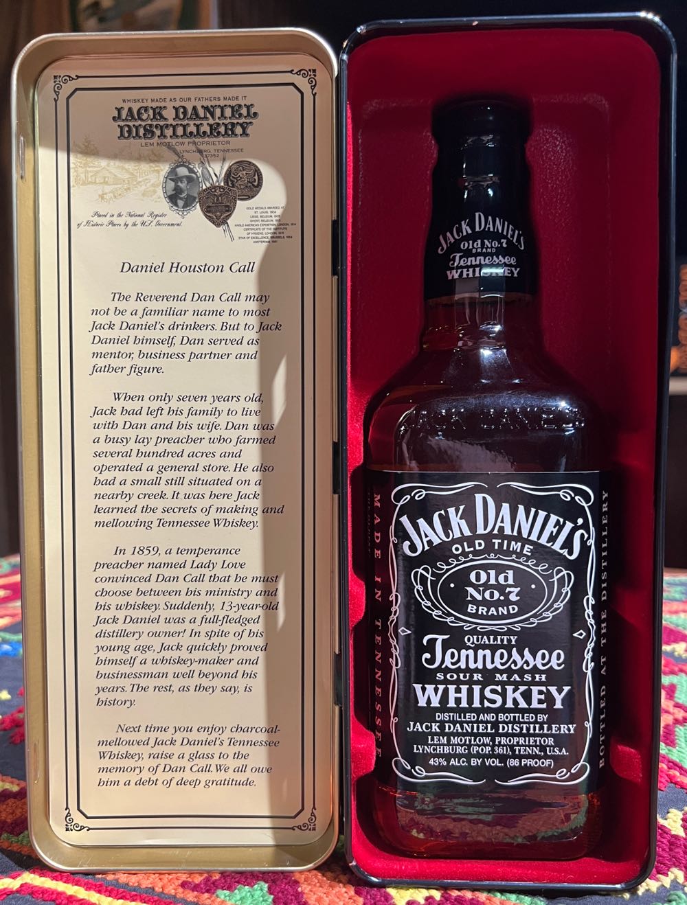 Tin Single Black Label -2 - Jack Daniel’s Distillery, Lynchburg, TN (750 mL) alcohol collectible - Main Image 4