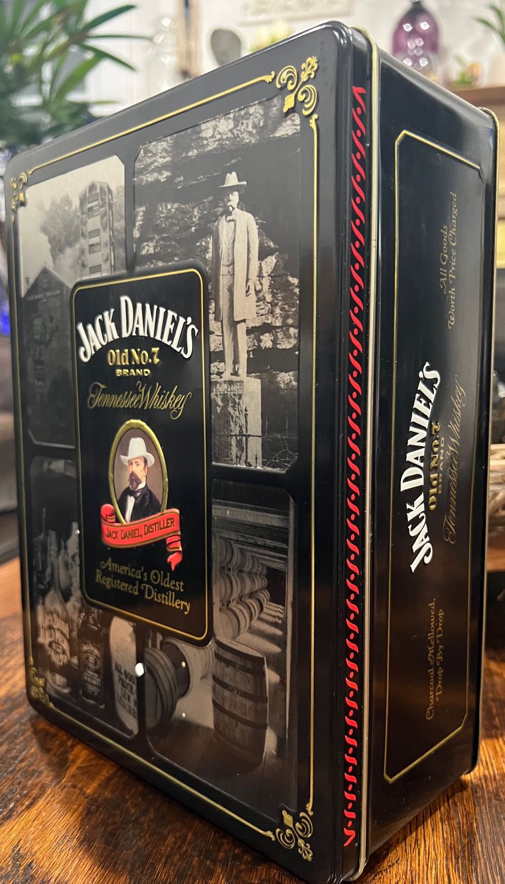 0 Tin Double Black Label Two Glasess - Jack Daniel’s Distillery, Lynchburg, TN (750 mL) alcohol collectible - Main Image 2