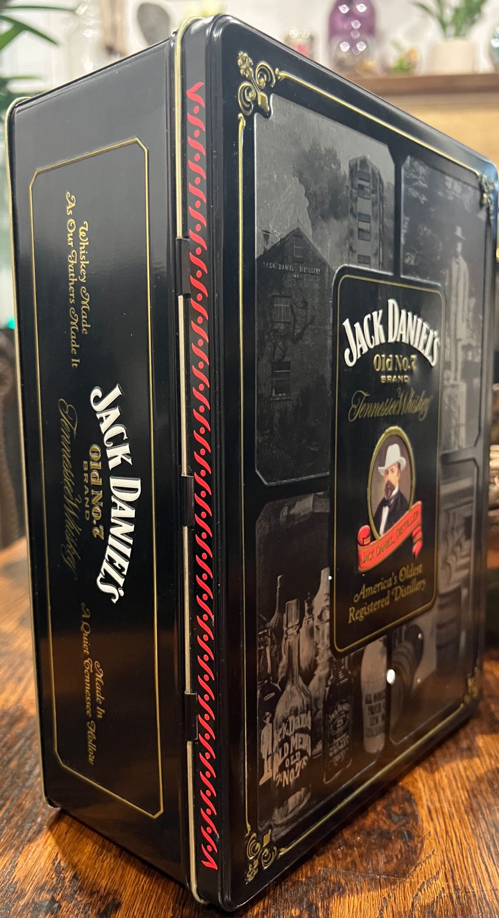 0 Tin Double Black Label Two Glasess - Jack Daniel’s Distillery, Lynchburg, TN (750 mL) alcohol collectible - Main Image 3