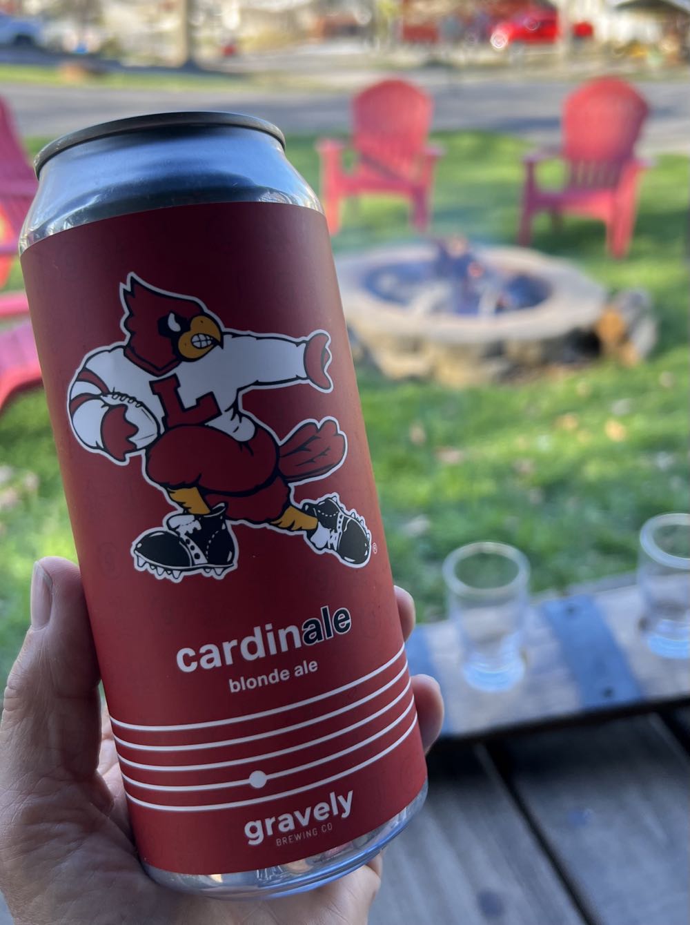 Gravely CardinAle Blonde Ale - Gravely Brewing Company, Louisville alcohol collectible - Main Image 3